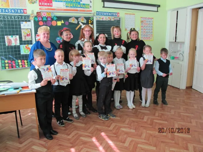 Посвящение в первоклассники с. Хмыловка
