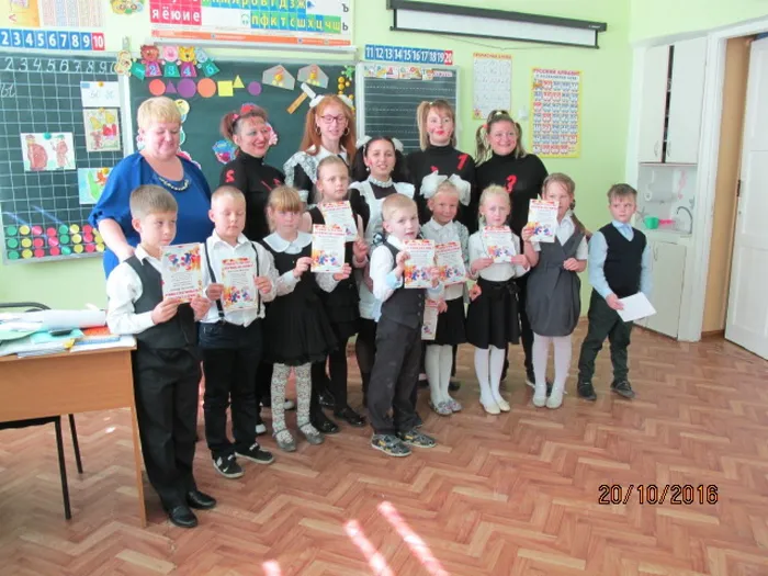 Посвящение в первоклассники с. Хмыловка